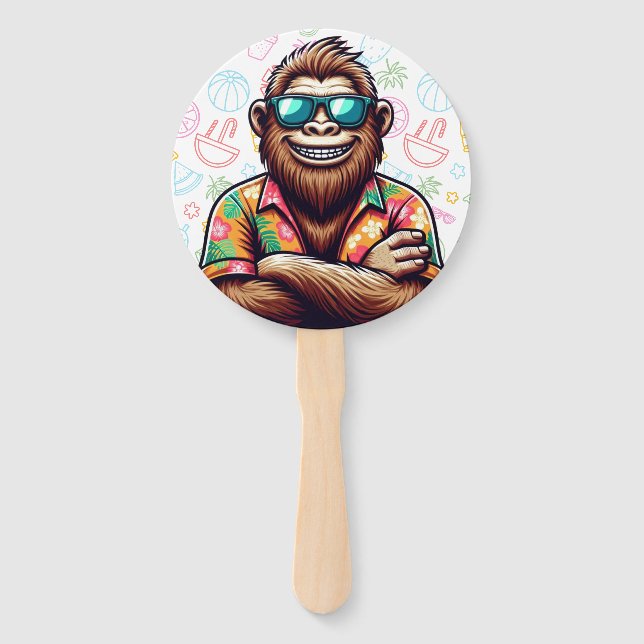 Leque Tropical/Beach yeti/bigfoot (Frente)