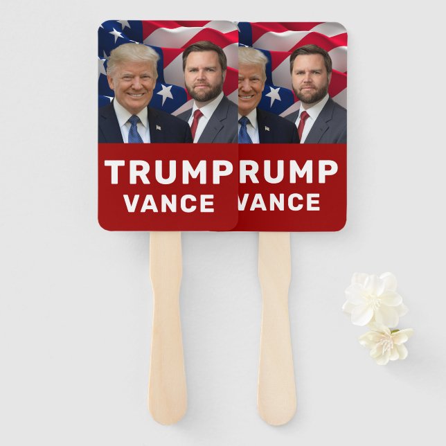 Leque Trump Vance (Frente e Verso)