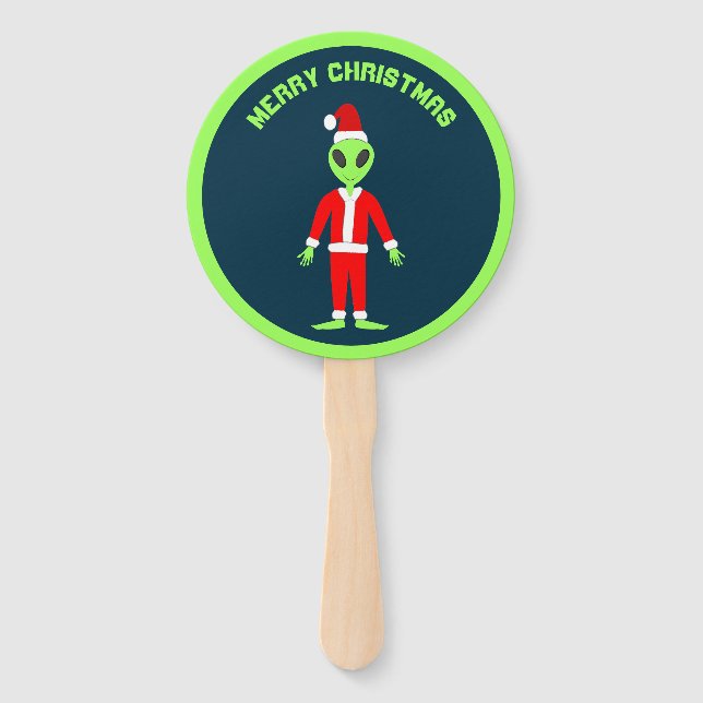 Leque UFO Ho Pai alienígena Natal Personalizado (Frente)