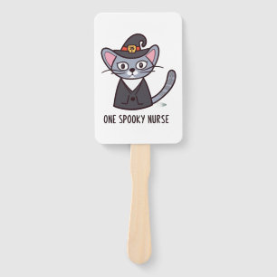 Leque Um Gato de Enfermeira Spooky - Festividades Felina