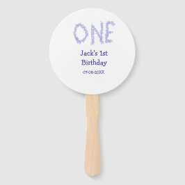 Leque Um primeiro aniversario moderno de menino brilhant