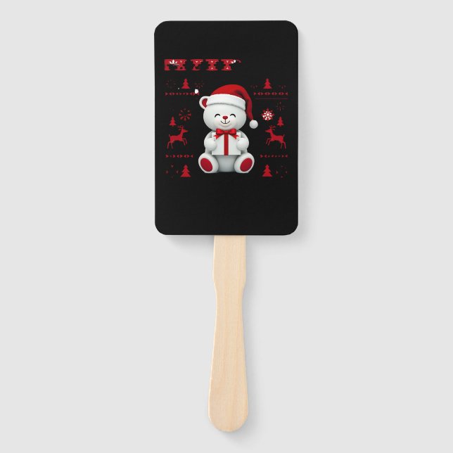 Leque Urso de Natal Natal (2) (Frente)