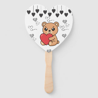 Leque Urso de Pelúcia