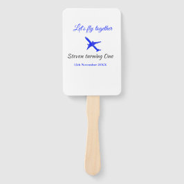 Leque Vamos voa juntos no primeiro aniversário avião da 