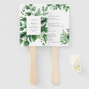 Leque Vegetais de Folha de Verde Frescos