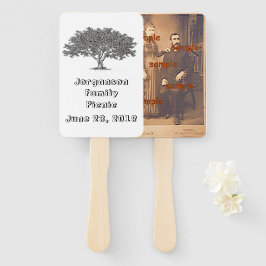 Leque Ventilador - Árvore de Reunião Familiar