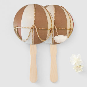 Leque Ventilador da Mão do Chá de fraldas Elefante Balão