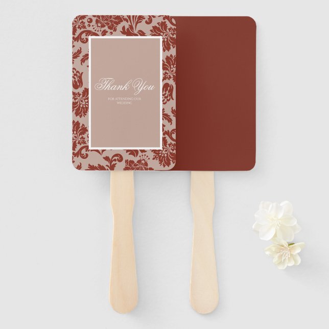 Leque Ventilador de mão do amortecedor de ferrugem de co (Frente e Verso)