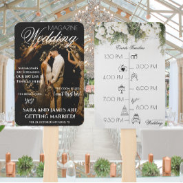 Leque Ventilador de Mão dos Programas de Casamento de Li