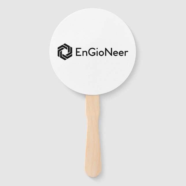 Leque Ventilador de mão EnGioNeer (Frente)