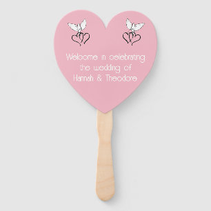 Leque Ventilador de Mão Personalizado - Guarda-Casamento