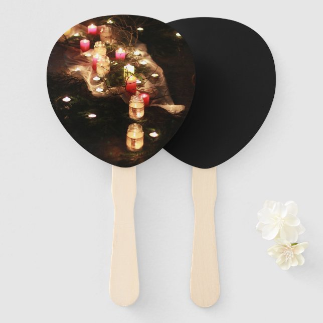 Leque Ventilador de queda do caminho personalizado - Sot (Frente e Verso)