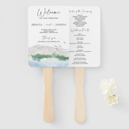 Leque Ventilador do Programa de Casamento do Lago Montan