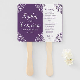 Leque Ventilador do Programa de Casamento | Nadina (Amei