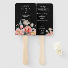 Leque Ventilador do Programa de Casamento Pintado Românt