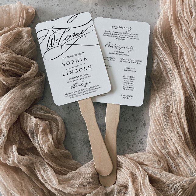 Leque Ventilador do Programa de Casamento Romântico para (Criador carregado)