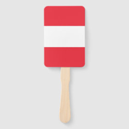 Leque Ventilador manual com pavilhão da Áustria