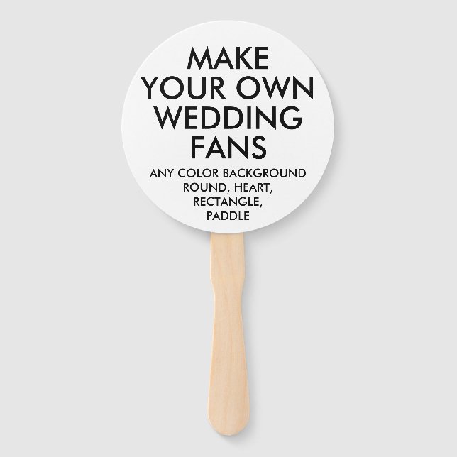 Leque VENTILADORES DE CASAMENTO BRANCO Personalizados RO (Frente)