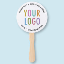 Ventiladores de mão de Promocional personalizados 