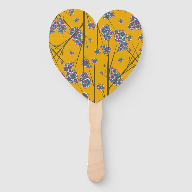 Leque Ventiladores de Mão de Ramificações Peculiares (Frente)