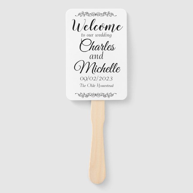 Leque Ventiladores do Programa de Casamento Básico de Va (Frente)