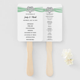 Leque Ventiladores do Programa de Casamento Cardíaco Ver