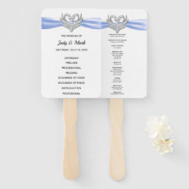 Leque Ventiladores do Programa de Casamento de Cisne da 