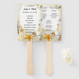 Leque Ventiladores do Programa de Casamento do Castelo d