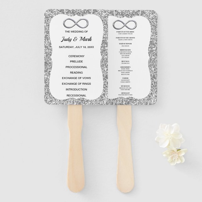 Leque Ventiladores do Programa de Casamento Infinito de  (Frente e Verso)