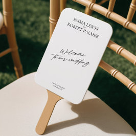 Leque Ventiladores do Programa de Casamento Preto e Bran