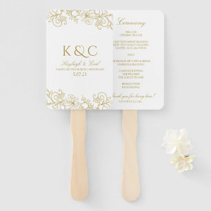 Leque Ventiladores do Programa Elegante de Casamento de 