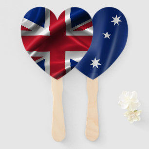 Leque Ventiladores portáteis - Bandeira australiana