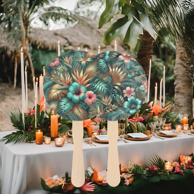 Leque Ventoinhas Elegância Tropical (Criador carregado)