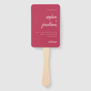 Leque Vermelho magenta magenta minimalista moderno   Cas