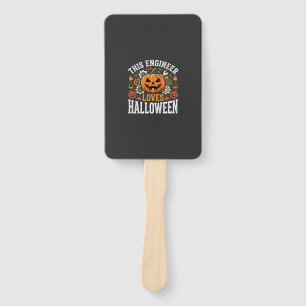 Leque Vetor de Abóbora de Engenheiro de Halloween