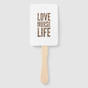 Leque Vida de enfermeira de amor