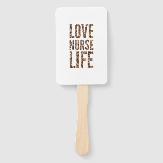 Leque Vida de enfermeira de amor (Frente)