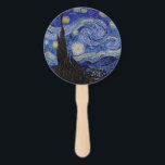 Leque Vincent Van Gogh - A noite de Starry<br><div class="desc">A Noite Estrelada / La nuit etoilee - Vincent Van Gogh em 1889</div>
