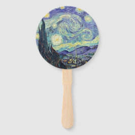 Leque Vincent Van Gogh Na Noite Estrelada