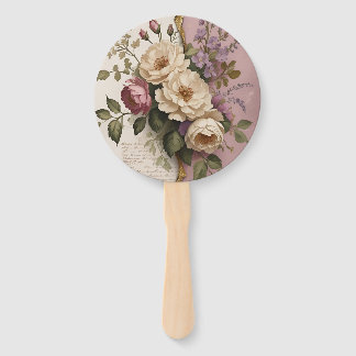 Leque Vintage Floral - Set of Fans