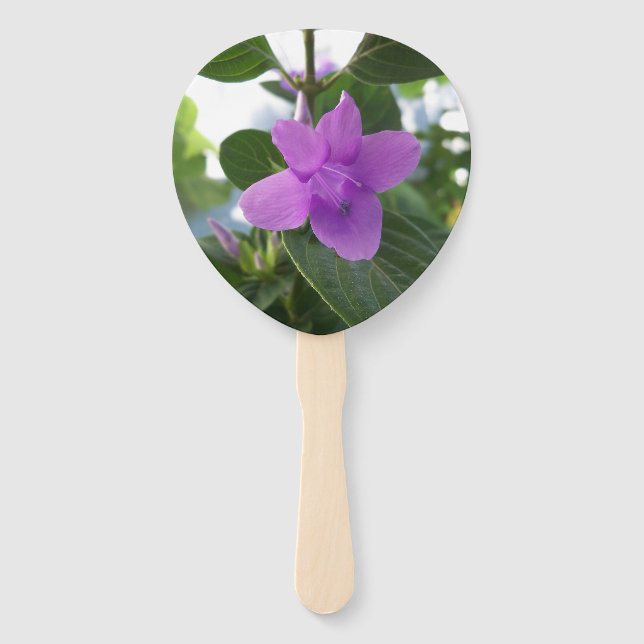 Leque Violeta púrpura filipina em um fã personalizável (Frente)