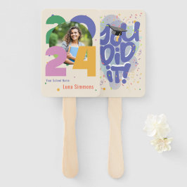 Leque "Você conseguiu!" Classe de Foto Personalizada 202