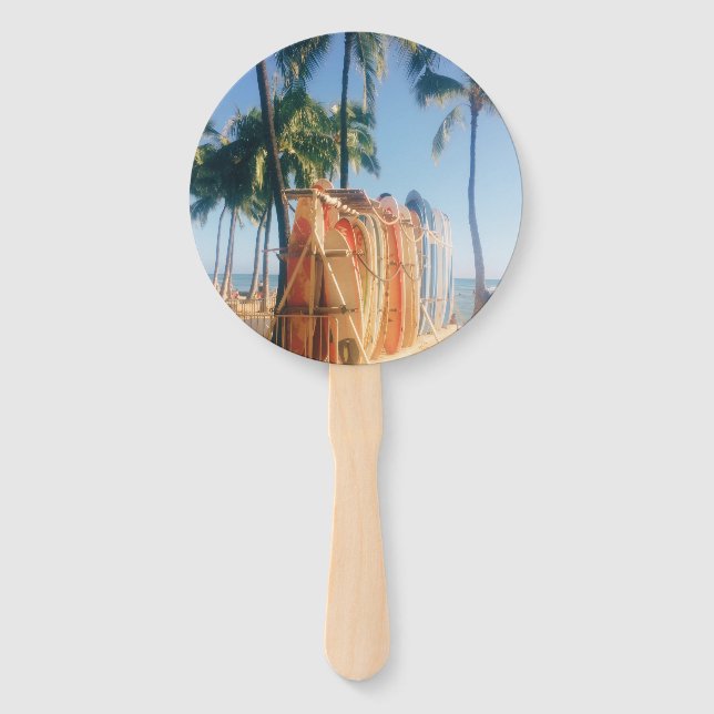 Leque Waikiki Beach Surfboards  (Verso)