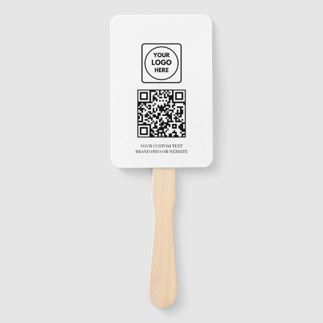Leque White QR | Professional Business Logo Design (Frente)
