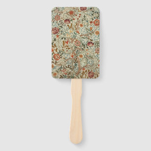 Leque William Morris Acanthus Embroidery Floral Padrão