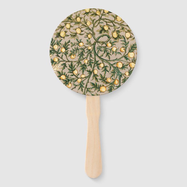Leque William Morris Floral Fruta Garden Flower Classic (Frente)