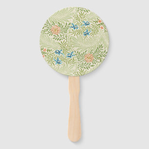 Leque William Morris Larkspur Padrão Floral