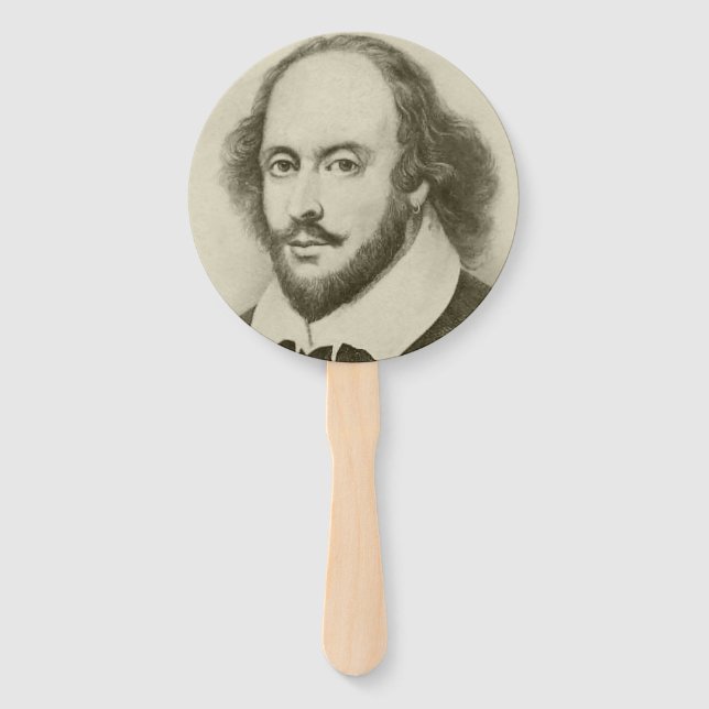 Leque William Shakespeare, o ventilador da barba (Verso)