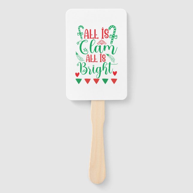 Leque Xmas Art All Is Bright (Frente)