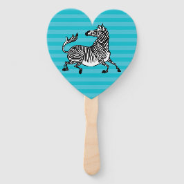 Leque Zebra Hand Fan